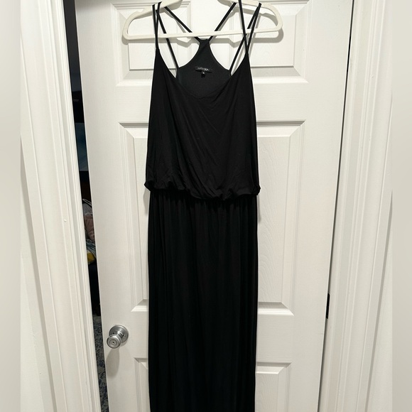 Papermoon Knit Black Maxi Dress 1X - Picture 3 of 3